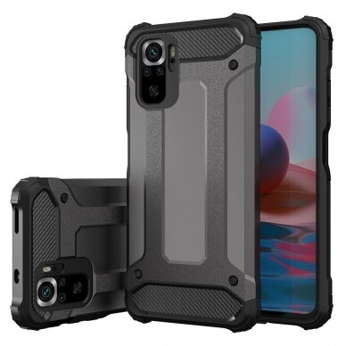 Dėklas Hybrid Armor Xiaomi Redmi Note 11 Pro+ 5G (China) / 11 Pro 5G (China) / Mi11i HyperCharge / Poco X4 NFC 5G Juodas Dėklas Hybrid Armor Xiaomi Redmi Note 11 Pro+ 5G (China) / 11 Pro 5G (China) / Mi11i HyperCharge / Poco X4 NFC 5G Juodas