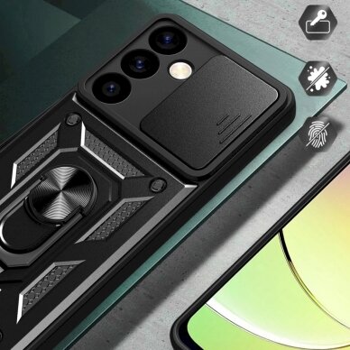 Apsauginis dėklas Hybrid Armor Camshield Samsung Galaxy S24+ - Juodas 5 Apsauginis dėklas Hybrid Armor Camshield Samsung Galaxy S24+ - Juodas 5