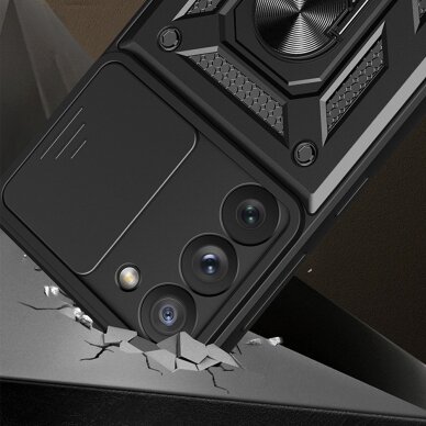 Dėklas Hybrid Armor Camshield Samsung Galaxy S23 Plus Rožinis 1