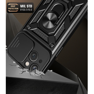 Dėklas Hybrid Armor Camshield iPhone 15 Plus - Mėlynas 1 Dėklas Hybrid Armor Camshield iPhone 15 Plus - Mėlynas 1