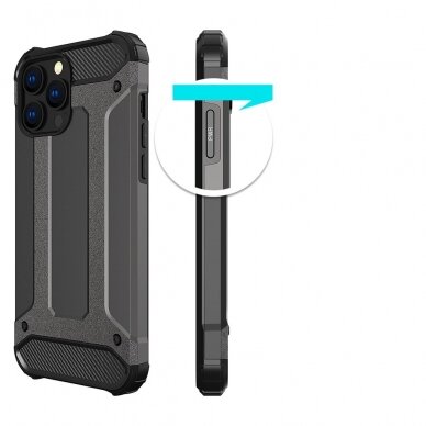 Dėklas Hybrid Armor iPhone 14 Pro Mėlynas 2