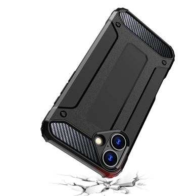 iPhone 16e Hybrid Armor dėklas - juodas 7