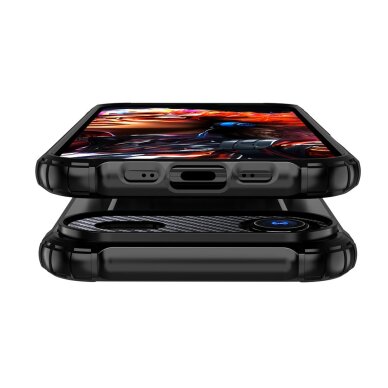 iPhone 17 Air Hybrid Armor dėklas – juodas 8