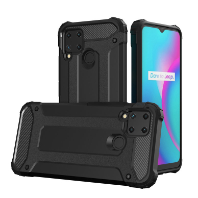 Hybrid Armor case for Realme 10 5G / Realme 9i 5G armored hybrid case black Hybrid Armor case for Realme 10 5G / Realme 9i 5G armored hybrid case black