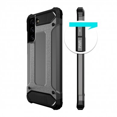 Dėklas Hybrid Armor Samsung Galaxy S23 Ultra Juodas 4 Dėklas Hybrid Armor Samsung Galaxy S23 Ultra Juodas 4