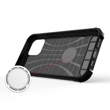 Dėklas Hybrid Armor case iPhone 14 Juodas 4