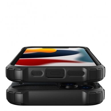 Dėklas Hybrid Armor case iPhone 14 Juodas 6