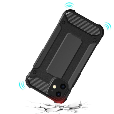 Akcija! Tvirtas Apsauginis Dėklas Iš Tpu Ir Pc Plastiko 'Hybrid Armor Case Tough Rugged' Iphone 12 Pro Max Juodas 5