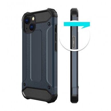 Dėklas Hybrid Armor iPhone 13 mini Mėlynas 2