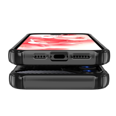 Dėklas Hybrid Armor iPhone 16 - Juodas 8 Dėklas Hybrid Armor iPhone 16 - Juodas 8