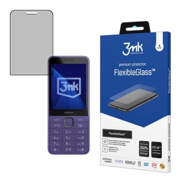 Hibridinis stiklas 3mk Flexible apsauginis stiklas Nokia 235 4G / 215 4G