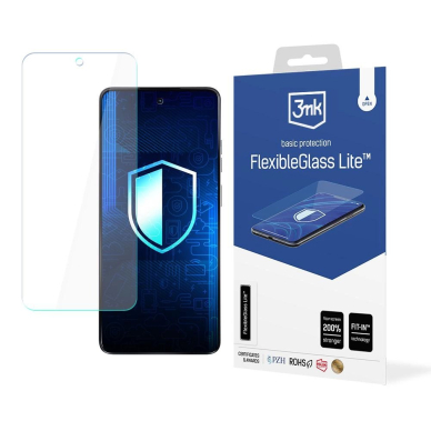 Hibridinis stiklas 3mk FlexibleGlass Lite™ Motorola Moto G24 Power