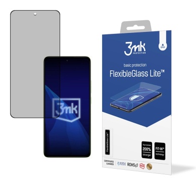 Xiaomi Redmi Note 14 4G hibridinis stiklas 3mk FlexibleGlass Lite™ skirtas