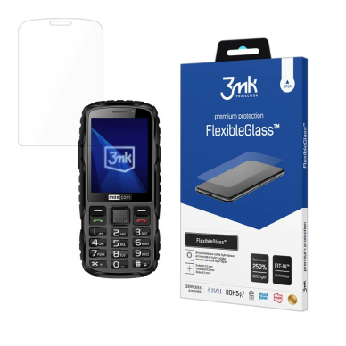 Hibridinis stiklas 3mk FlexibleGlass skirtas Maxcom Strong MM920 Hibridinis stiklas 3mk FlexibleGlass skirtas Maxcom Strong MM920