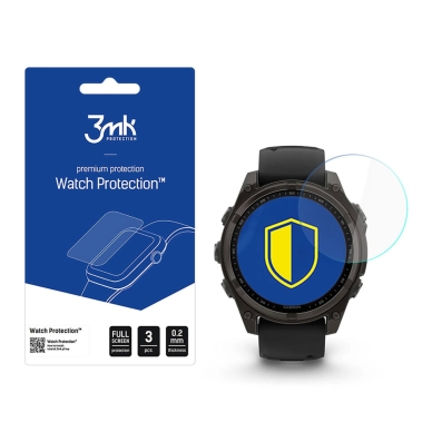 Hibridinis stiklas 3mk Watch Protection FlexibleGlass Garmin Fenix 8 Solar / Sapphire 47 mm Hibridinis stiklas 3mk Watch Protection FlexibleGlass Garmin Fenix 8 Solar / Sapphire 47 mm