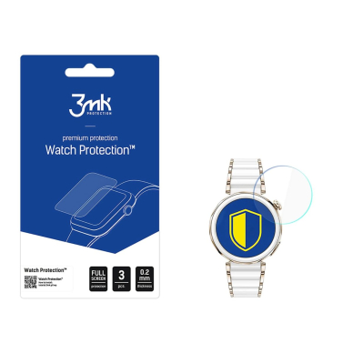 Hibridinis stiklas 3mk Watch Protection Flexible apsauginis stiklas Huawei Watch GT5 Pro 42 mm