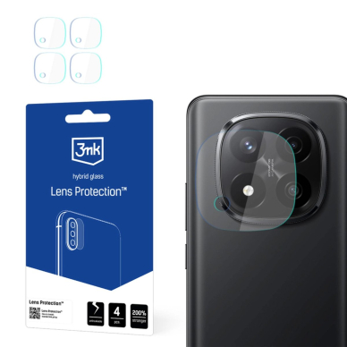 Hibridinis stiklas kameros lęšiui 3mk Lens Protection skirtas Xiaomi Redmi Note 14 Pro+