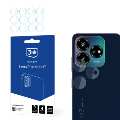 Hybrid Glass for Camera Lens 3mk Lens Protection for ZTE Blade V60 Design