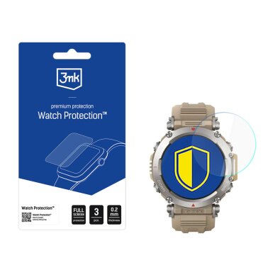 Amazfit T-Rex Ultra 3mk Watch Protection FlexibleGlass hibridinis laikrodžio stiklas Amazfit T-Rex Ultra 3mk Watch Protection FlexibleGlass hibridinis laikrodžio stiklas