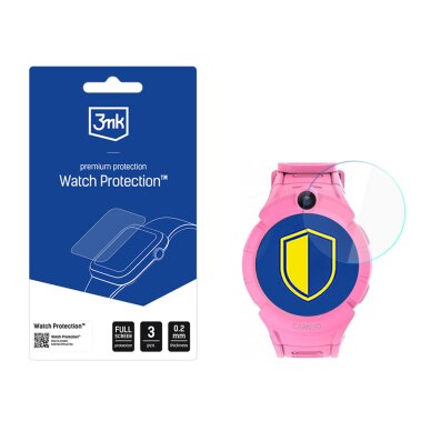 Carneo GuardKid+ Mini 3mk Watch Protection FlexibleGlass hibridinis laikrodžio stiklas Carneo GuardKid+ Mini 3mk Watch Protection FlexibleGlass hibridinis laikrodžio stiklas