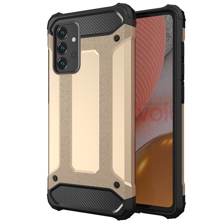 Dėklas Hybrid Armor Case Tough Rugged Samsung Galaxy A72 4G Auksinis Dėklas Hybrid Armor Case Tough Rugged Samsung Galaxy A72 4G Auksinis