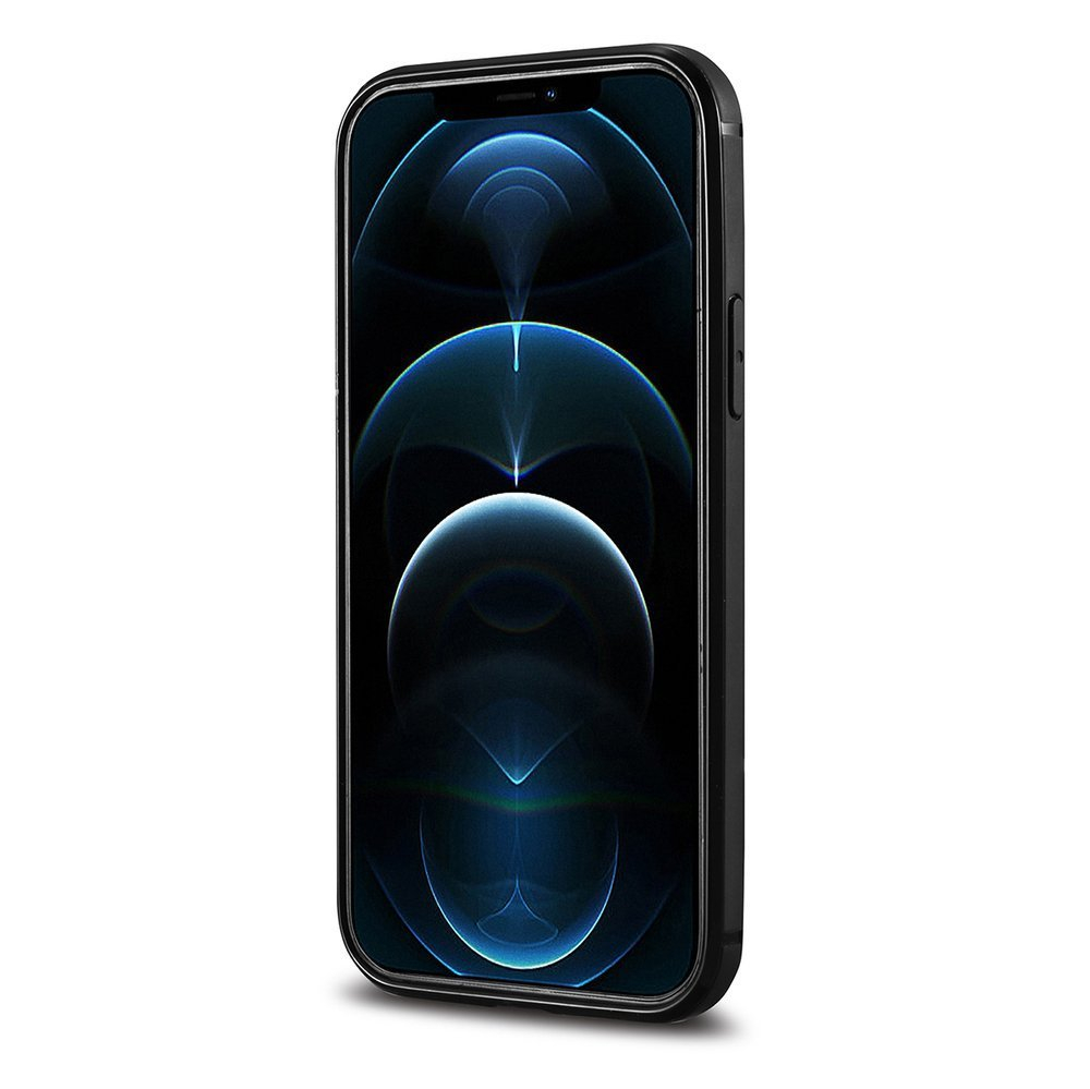 Odinis dėklas iCarer Leather Oil Wax iPhone 12 Pro Max Juodas (ALI1206-BK) 5 Odinis dėklas iCarer Leather Oil Wax iPhone 12 Pro Max Juodas (ALI1206-BK) 5