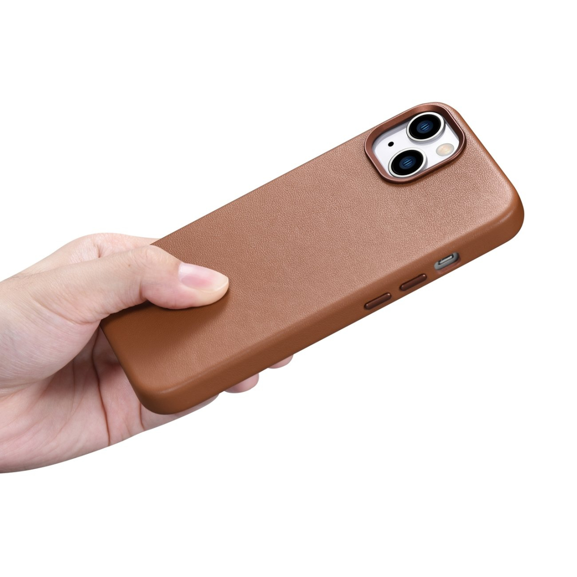 Dėklas iCarer Leather Case for iPhone 14 Rudas (WMI14220705-BN) (MagSafe Compatible) 20 Dėklas iCarer Leather Case for iPhone 14 Rudas (WMI14220705-BN) (MagSafe Compatible) 20