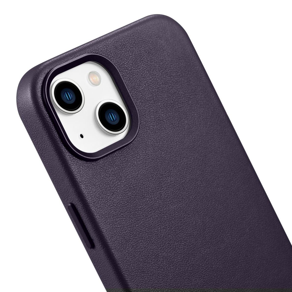 Dėklas iCarer Leather Case for iPhone 14 Plus Tamsiai violetinis (MagSafe Compatible) 7 Dėklas iCarer Leather Case for iPhone 14 Plus Tamsiai violetinis (MagSafe Compatible) 7