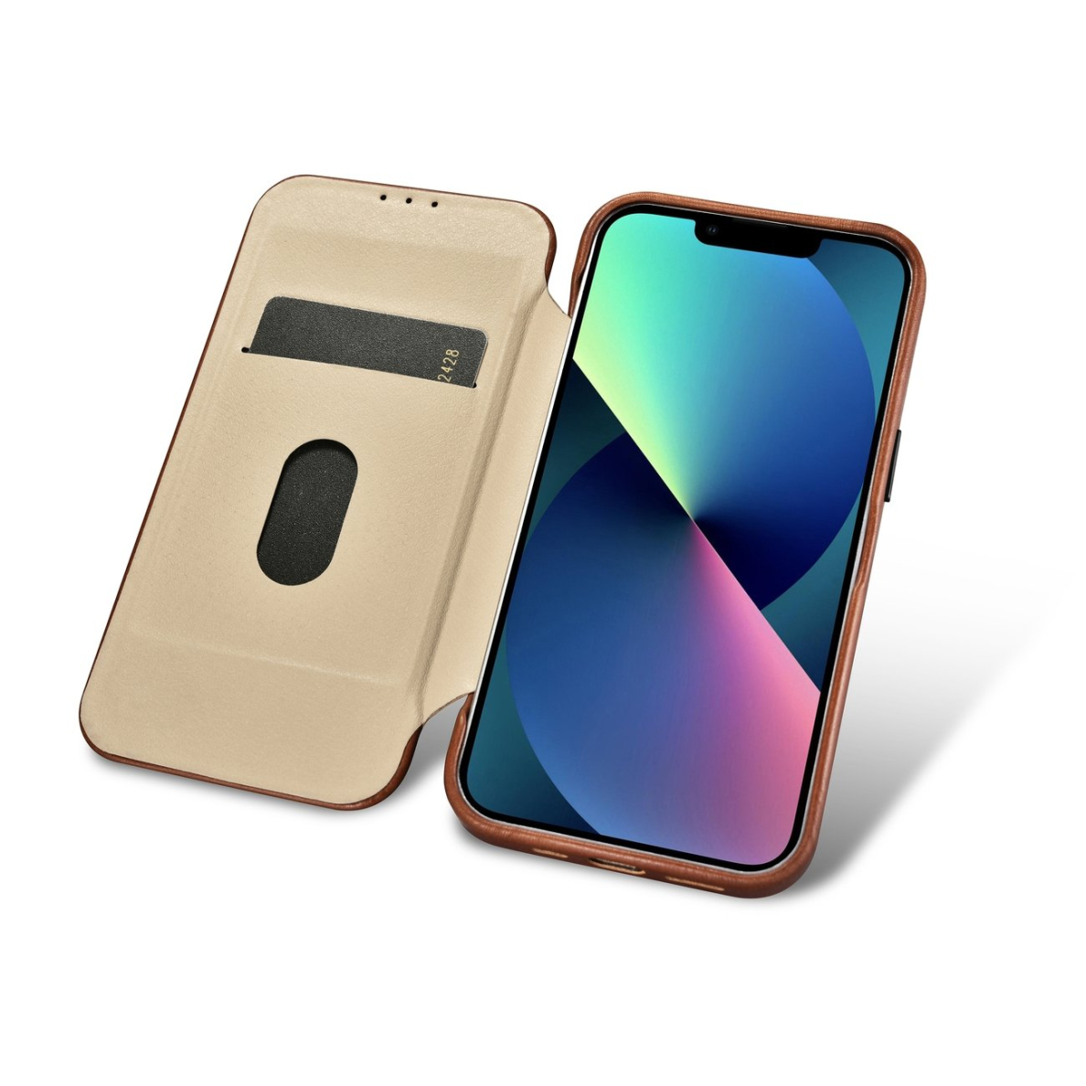 Dėklas iCarer CE Oil Wax Premium Leather Folio Case iPhone 14 Plus (MagSafe) Rudas (AKI14220707-BN) 15 Dėklas iCarer CE Oil Wax Premium Leather Folio Case iPhone 14 Plus (MagSafe) Rudas (AKI14220707-BN) 15