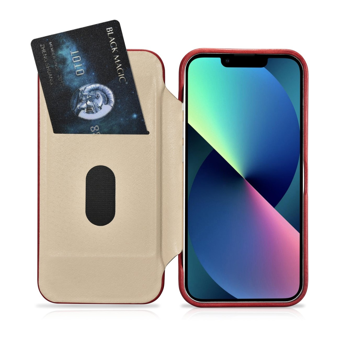 Dėklas iCarer CE Oil Wax Premium Leather Folio Case iPhone 14 Plus (MagSafe) Raudonas (AKI14220707-RD) 21 Dėklas iCarer CE Oil Wax Premium Leather Folio Case iPhone 14 Plus (MagSafe) Raudonas (AKI14220707-RD) 21