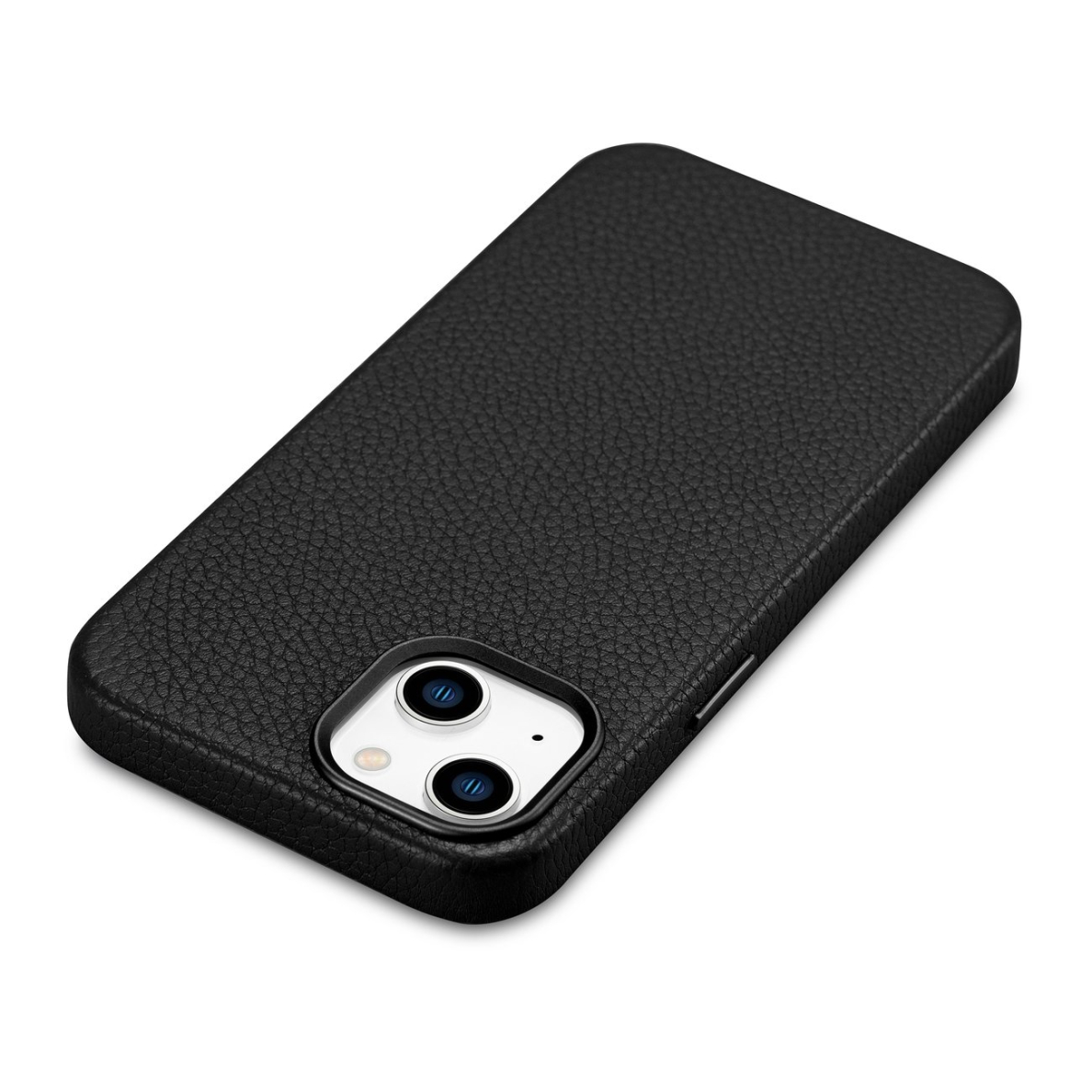 Dėklas iCarer Litchi Premium Leather Case iPhone 14 Plus (MagSafe) Juodas (WMI14220711-BK) 8 Dėklas iCarer Litchi Premium Leather Case iPhone 14 Plus (MagSafe) Juodas (WMI14220711-BK) 8