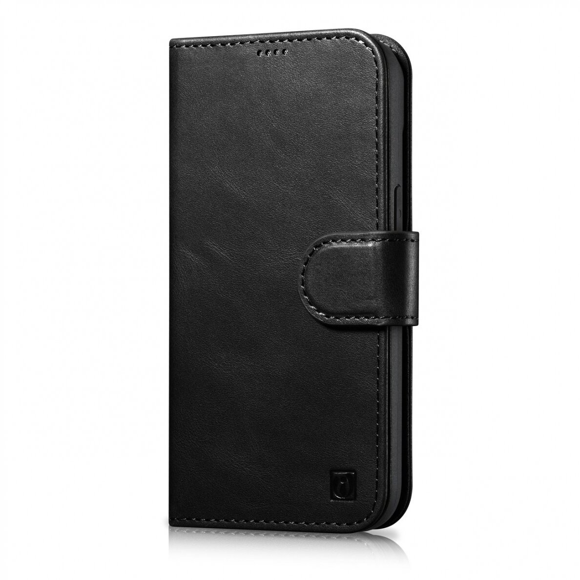 Dėklas iCarer Oil Wax Wallet Case 2in1 Case iPhone 14 Juodas (WMI14220721-BK) Dėklas iCarer Oil Wax Wallet Case 2in1 Case iPhone 14 Juodas (WMI14220721-BK)