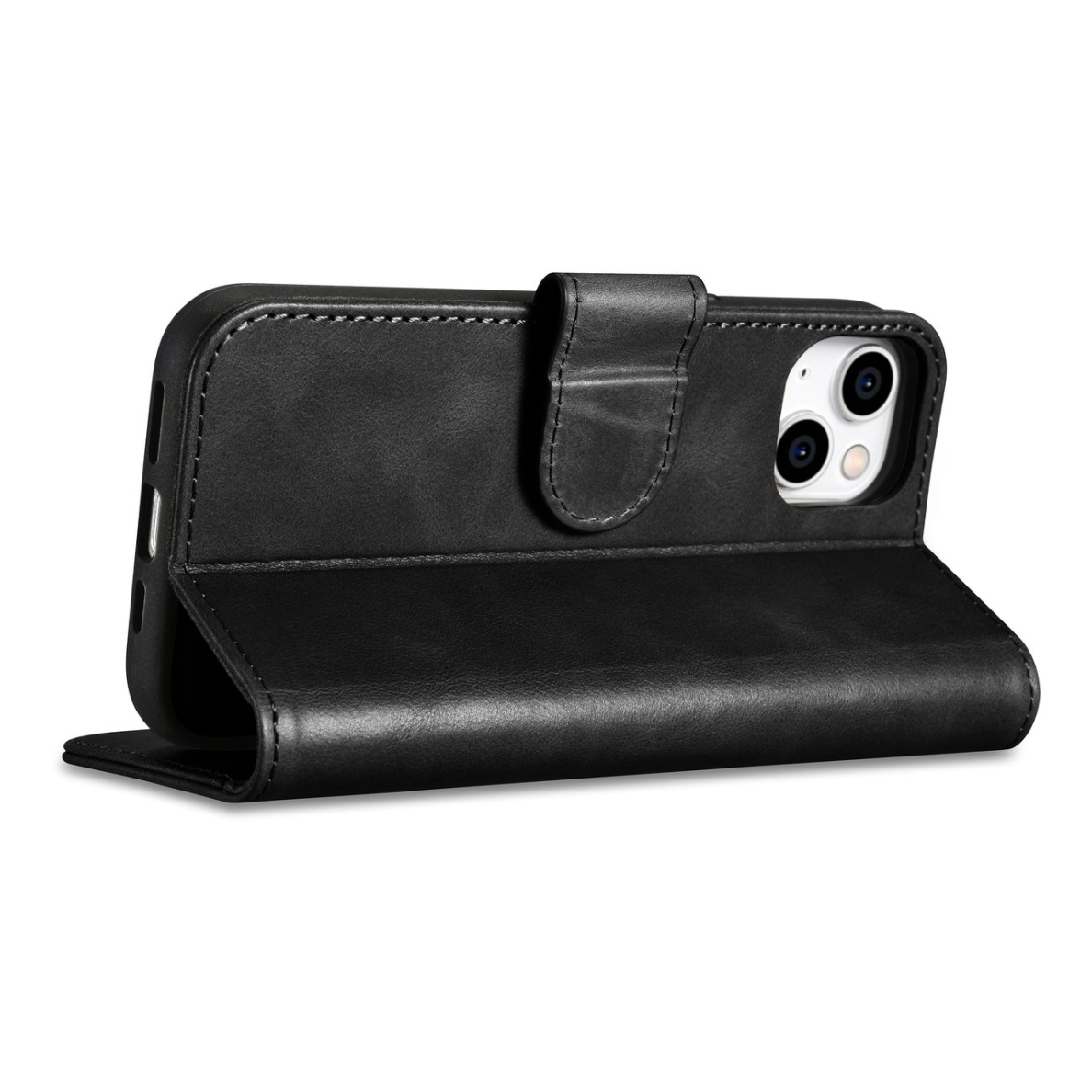 Dėklas iCarer Oil Wax Wallet Case 2in1 Cover iPhone 14 Plus Juodas (WMI14220723-BK) 7 Dėklas iCarer Oil Wax Wallet Case 2in1 Cover iPhone 14 Plus Juodas (WMI14220723-BK) 7