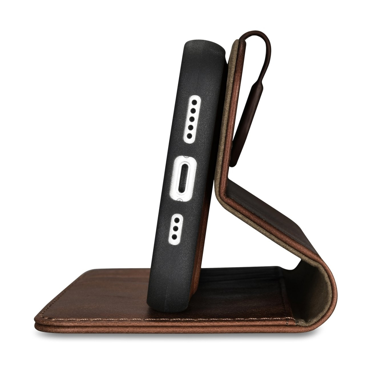 Dėklas iCarer Oil Wax Wallet Case 2in1 Cover iPhone 14 Pro Rudas (WMI14220722-BN) 11 Dėklas iCarer Oil Wax Wallet Case 2in1 Cover iPhone 14 Pro Rudas (WMI14220722-BN) 11