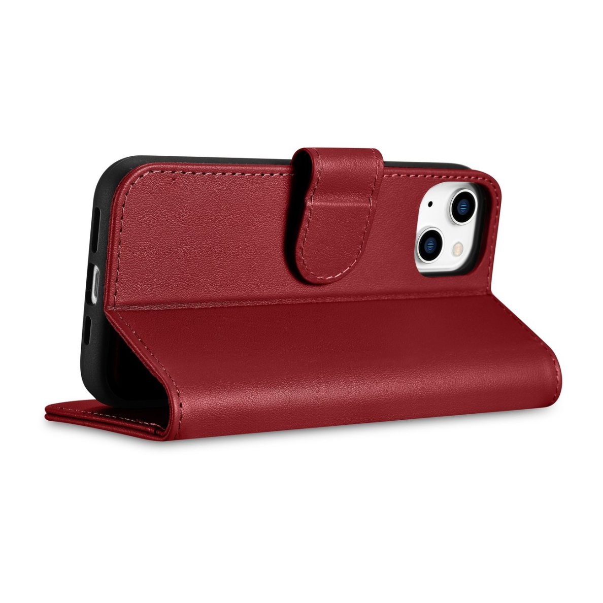 Dėklas iCarer Wallet Case 2in1 Cover iPhone 14 Plus Raudonas (WMI14220727-RD) 6 Dėklas iCarer Wallet Case 2in1 Cover iPhone 14 Plus Raudonas (WMI14220727-RD) 6