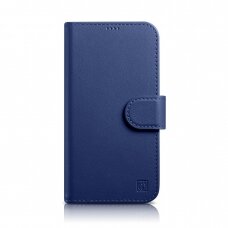 Dėklas iCarer Wallet Case 2in1 Case iPhone 14 Mėlynas (WMI14220725-BU)