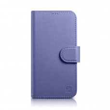 Dėklas iCarer Wallet Case 2in1 Case iPhone 14 Purpurinis (WMI14220725-LP)