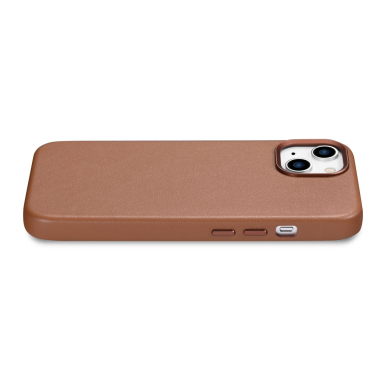 Dėklas iCarer Leather Case for iPhone 14 Plus Rudas (MagSafe Compatible) 9 Dėklas iCarer Leather Case for iPhone 14 Plus Rudas (MagSafe Compatible) 9