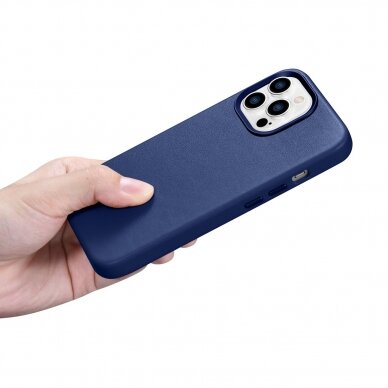 Dėklas iCarer Leather Case for iPhone 14 Pro Max Mėlynas (WMI14220708-BU) (MagSafe compatible) 20 Dėklas iCarer Leather Case for iPhone 14 Pro Max Mėlynas (WMI14220708-BU) (MagSafe compatible) 20