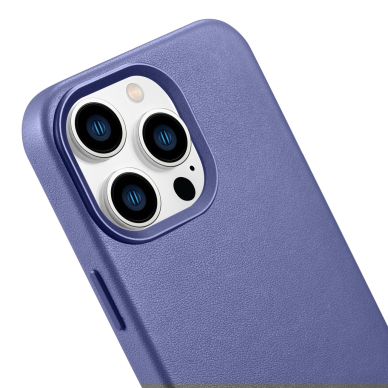 Dėklas iCarer Leather Case for iPhone 14 Pro Max Šviesiai violetinis (WMI14220708-LP) (MagSafe Compatible) 8 Dėklas iCarer Leather Case for iPhone 14 Pro Max Šviesiai violetinis (WMI14220708-LP) (MagSafe Compatible) 8
