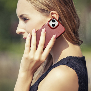 Dėklas iCarer CE Oil Wax Premium Leather Folio Case iPhone 14 Plus (MagSafe) Raudonas (AKI14220707-RD) 29 Dėklas iCarer CE Oil Wax Premium Leather Folio Case iPhone 14 Plus (MagSafe) Raudonas (AKI14220707-RD) 29