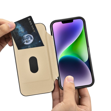 Dėklas iCarer CE Premium Leather Folio Case iPhone 14 Plus (MagSafe) Juodas (WMI14220715-BK) 18 Dėklas iCarer CE Premium Leather Folio Case iPhone 14 Plus (MagSafe) Juodas (WMI14220715-BK) 18