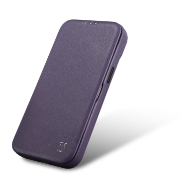 Dėklas iCarer CE Premium Leather Folio Case iPhone 14 Plus (MagSafe) Violetinis (WMI14220715-DP) 7 Dėklas iCarer CE Premium Leather Folio Case iPhone 14 Plus (MagSafe) Violetinis (WMI14220715-DP) 7