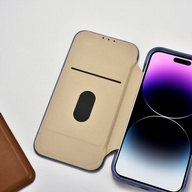 Dėklas iCarer CE Premium Leather Folio Case iPhone 14 Pro (MagSafe) Mėlynas  (WMI14220714-BU) 19 Dėklas iCarer CE Premium Leather Folio Case iPhone 14 Pro (MagSafe) Mėlynas  (WMI14220714-BU) 19