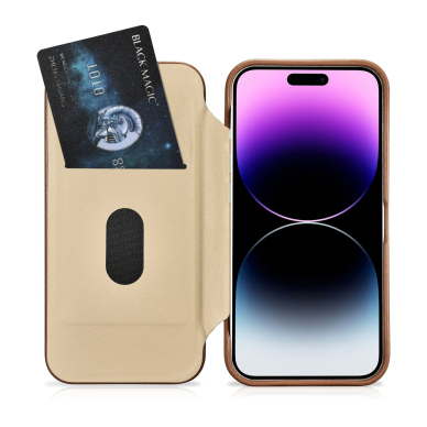Dėklas iCarer CE Premium Leather Folio Case iPhone 14 Pro (MagSafe) Rudas (WMI14220714-BN) 19 Dėklas iCarer CE Premium Leather Folio Case iPhone 14 Pro (MagSafe) Rudas (WMI14220714-BN) 19