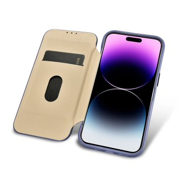 Dėklas iCarer CE Premium Leather Folio Case iPhone 14 Pro Max (MagSafe) Purpurinis (WMI14220716-LP) 16 Dėklas iCarer CE Premium Leather Folio Case iPhone 14 Pro Max (MagSafe) Purpurinis (WMI14220716-LP) 16