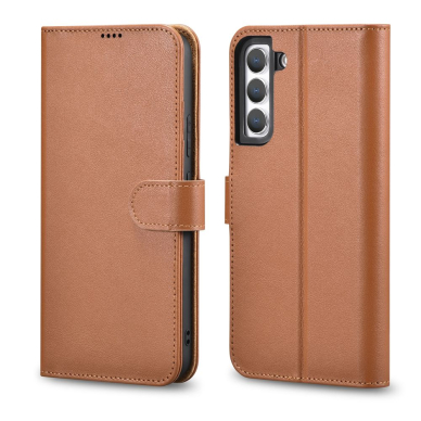 Atverčiamas Dėklas iCarer Haitang Leather Wallet Samsung Galaxy S22 Plus Rudas (AKSM05BN) Atverčiamas Dėklas iCarer Haitang Leather Wallet Samsung Galaxy S22 Plus Rudas (AKSM05BN)