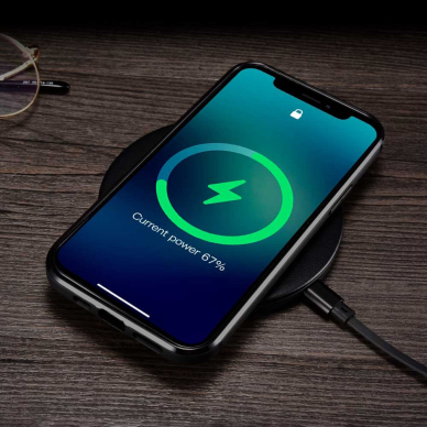 Odinis dėklas iCarer Leather Oil Wax iPhone 12 Pro Max Juodas (ALI1206-BK) 9 Odinis dėklas iCarer Leather Oil Wax iPhone 12 Pro Max Juodas (ALI1206-BK) 9