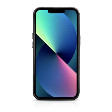 Dėklas iCarer Oil Wax Premium Leather Case iPhone 14 (MagSafe) Juodas (WMI14220701-BK) 2 Dėklas iCarer Oil Wax Premium Leather Case iPhone 14 (MagSafe) Juodas (WMI14220701-BK) 2