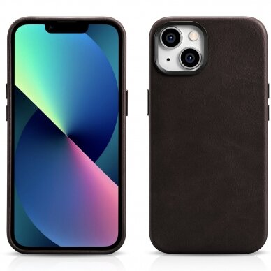 Dėklas iCarer Oil Wax Premium Leather Case iPhone 14 Plus (MagSafe) Rudas (WMI14220703-BN) 15 Dėklas iCarer Oil Wax Premium Leather Case iPhone 14 Plus (MagSafe) Rudas (WMI14220703-BN) 15